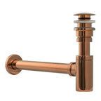 Sifon Rea včetně univerzální zátky Click-Clack Copper  2