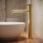 Koupelnová baterie Rea Rivo Brush Gold  2