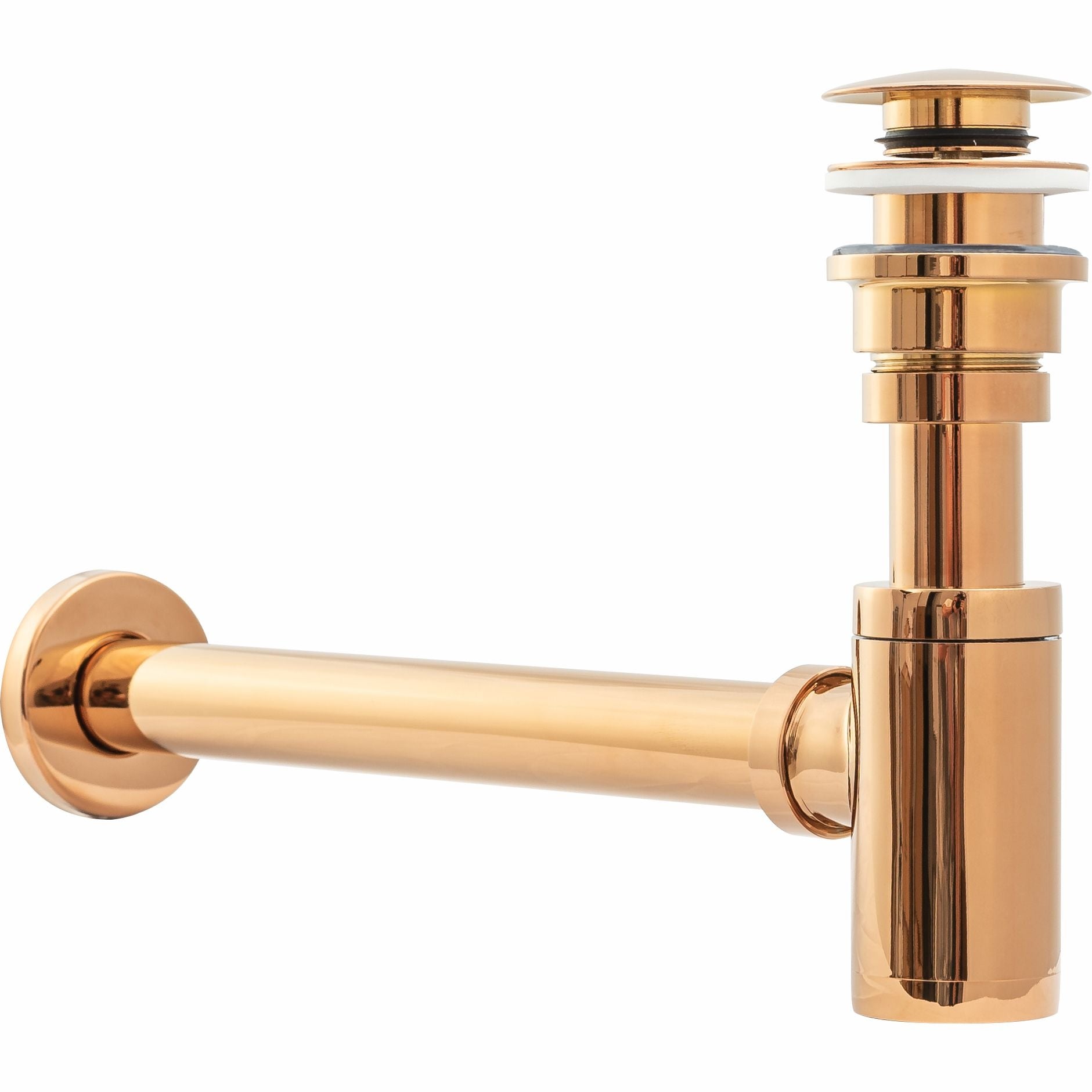 Sifon Rea včetně univerzální zátky Click-Clack Rose Gold  7