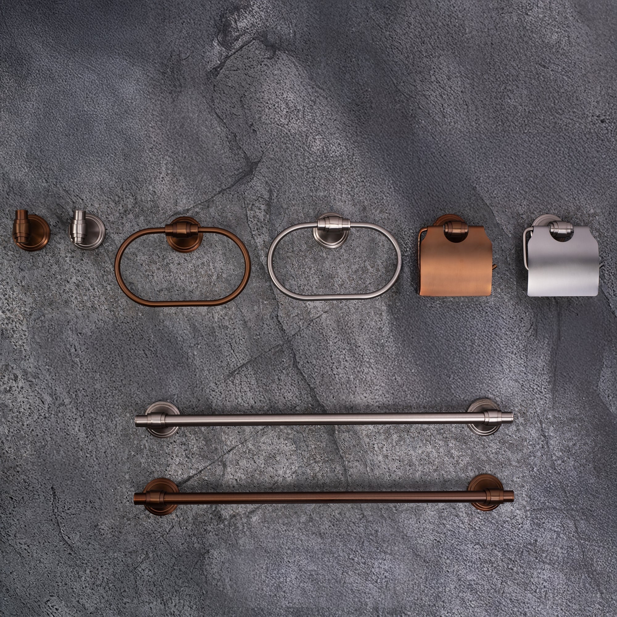 Koupelnový věšák 16101 Aristo Brushed Gold  4