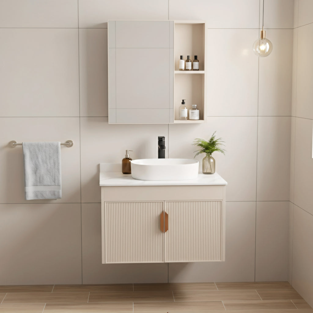 Koupelnová sestava nábytku s deskou Modo 60cm Beige  1