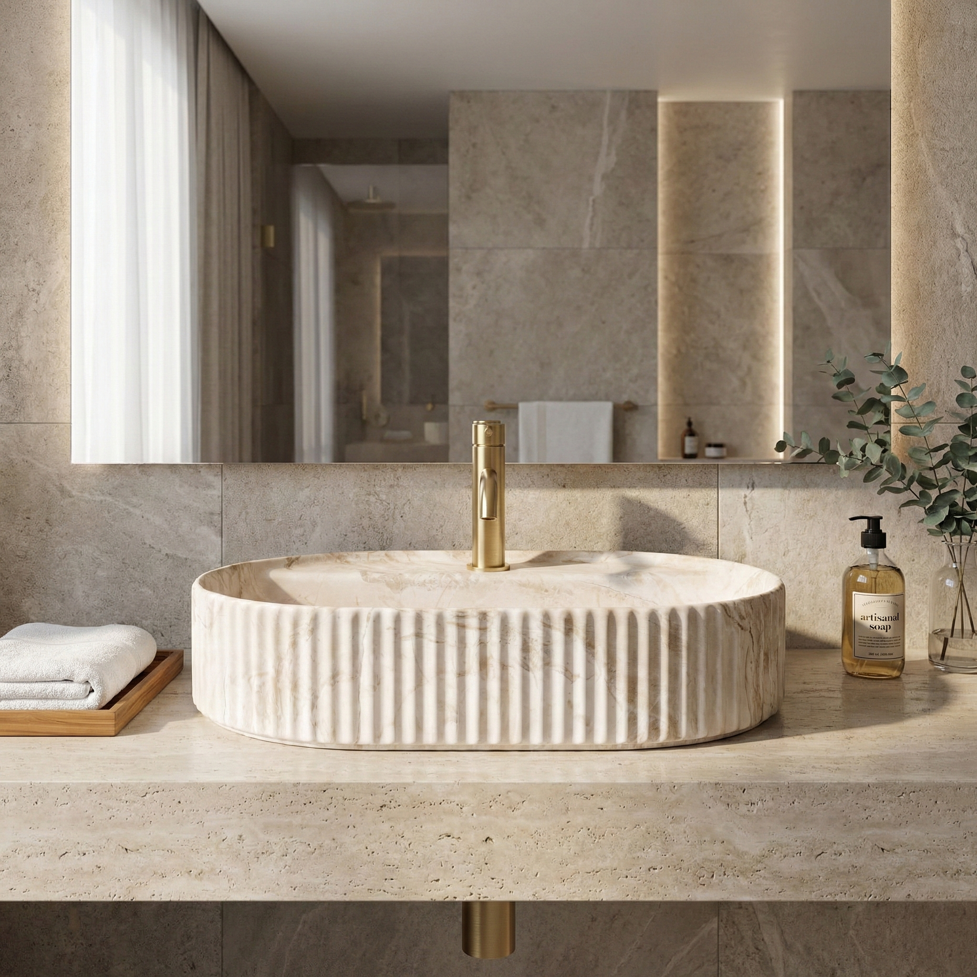 Umyvadlo na desku REA Marcela 60 Saturn  3