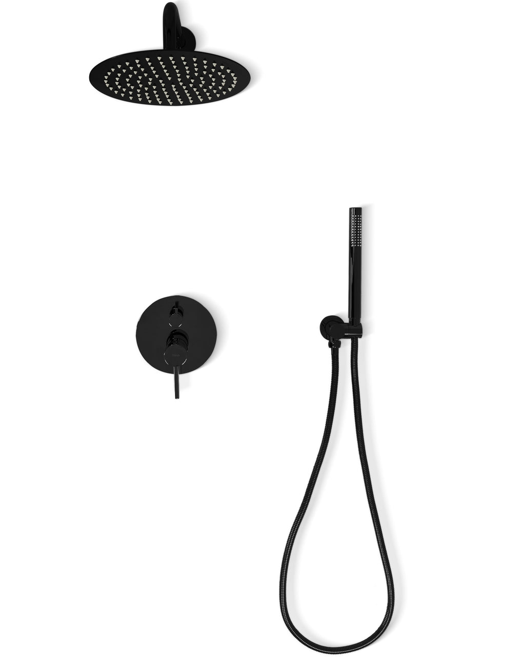 Podomítková sprchová sada REA Lungo Black Metallic + BOX  4