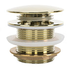 Univerzální vanová výpusť REA Click-clack - Gold  1
