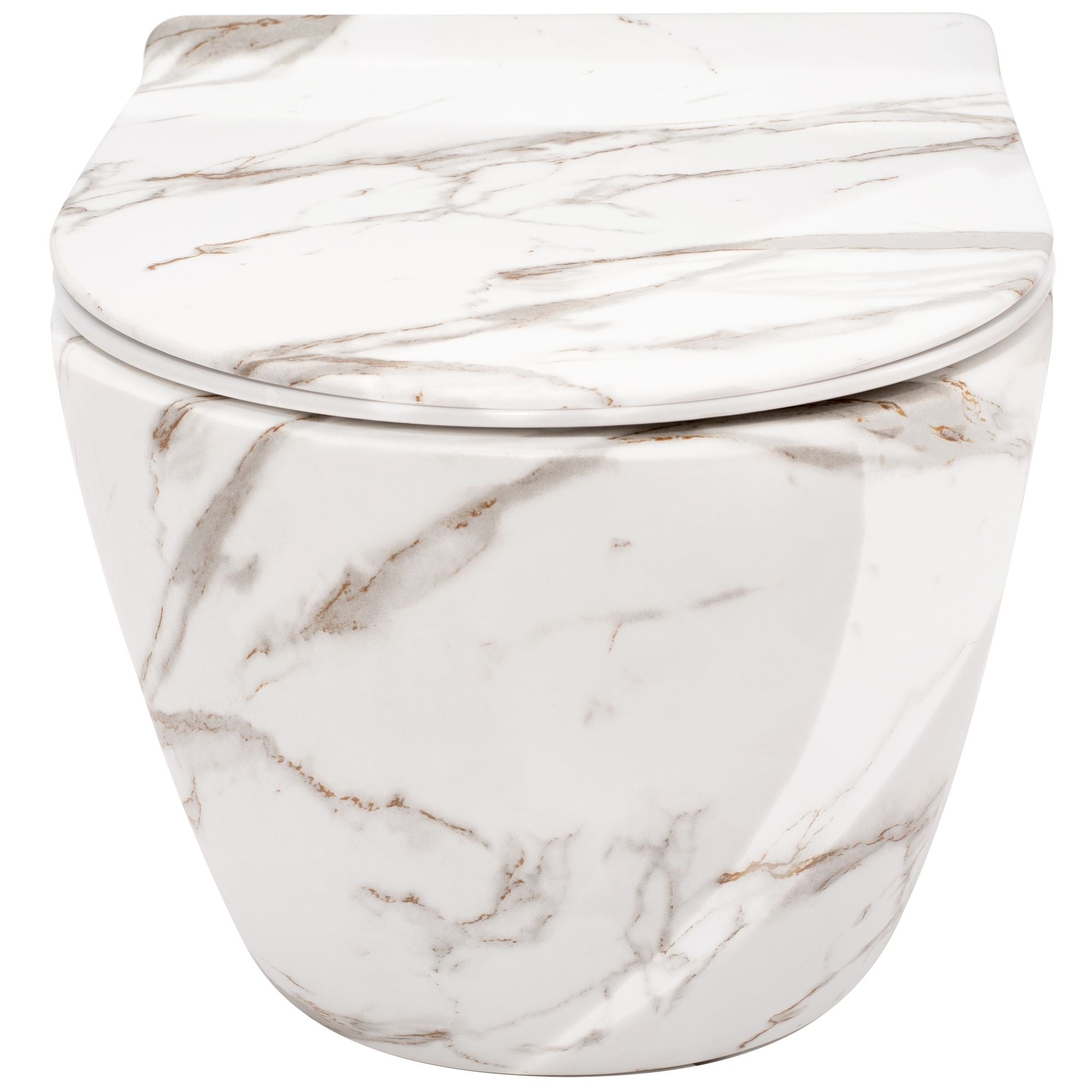 WC mísa bez splachovacího okruhu Rea Carlos Slim Lava Shiny  11