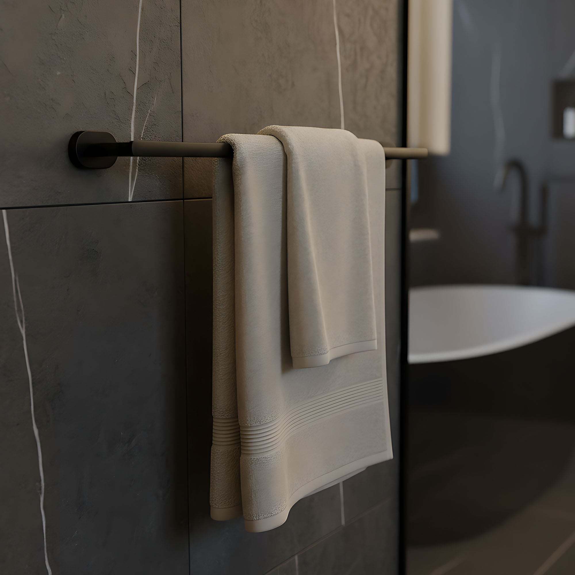 Koupelnový věšák Til 101 Black  2