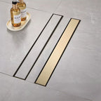 Odtokový žlab Rea Neox brush gold 60  9