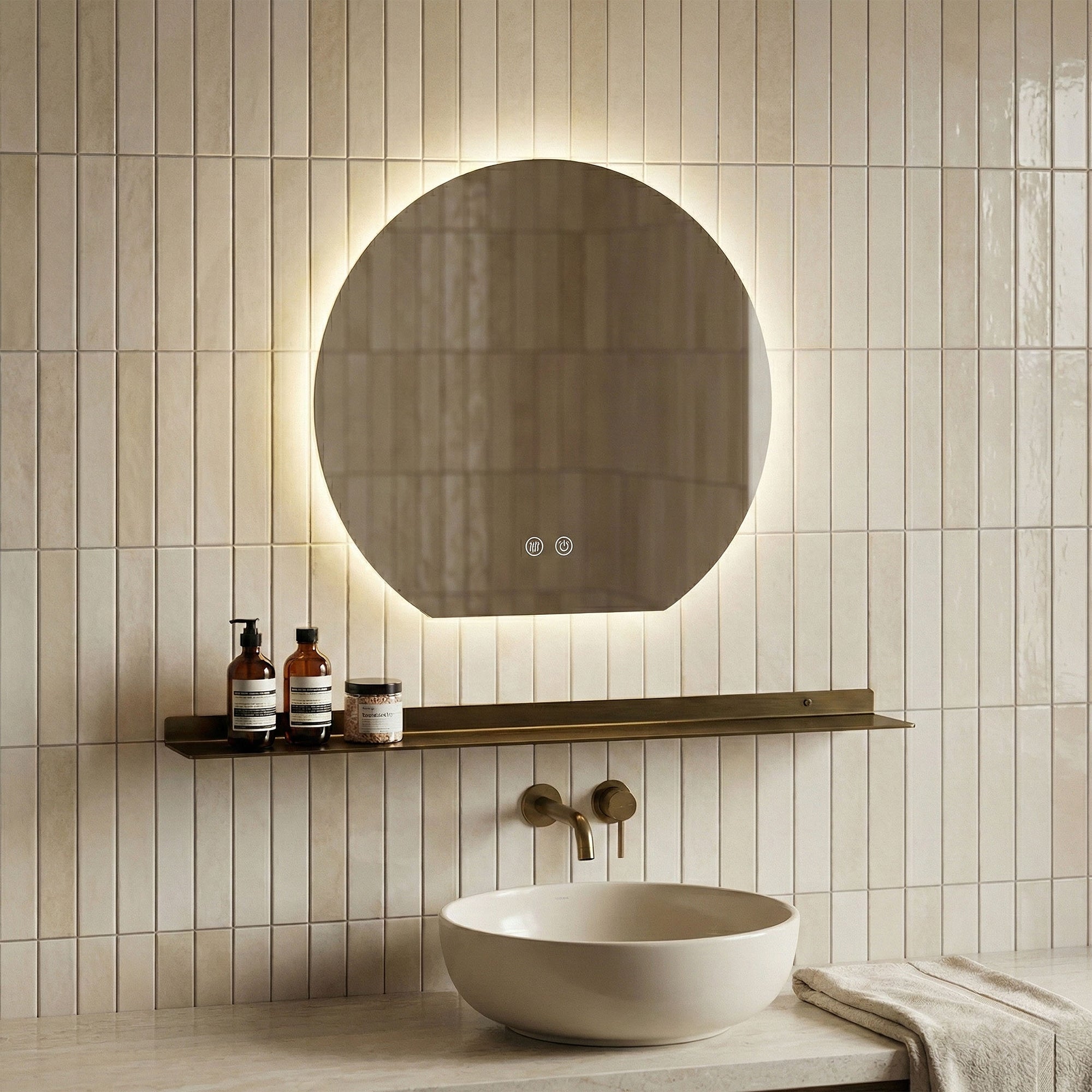 Zrcadlo LED 70cm Fabio  8