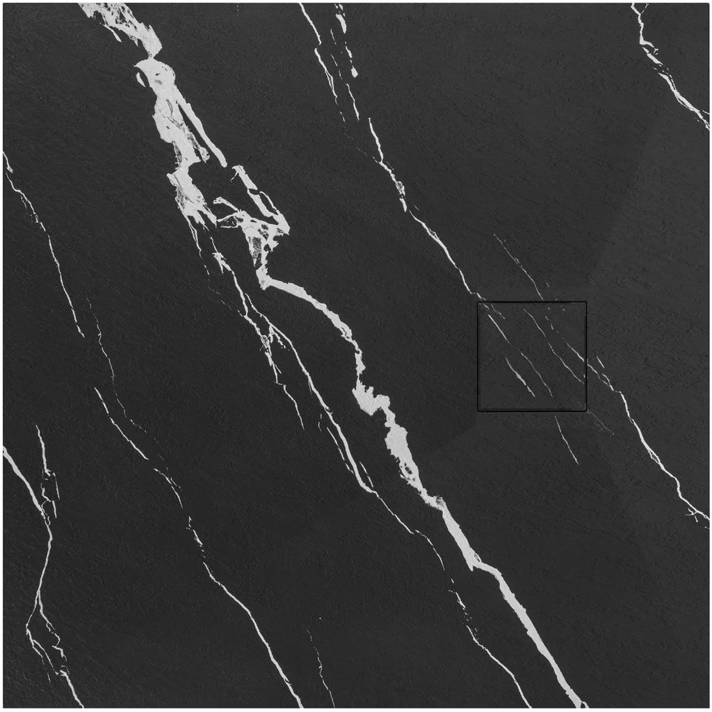 Sprchová vanička Magnum CARRARA BLACK 90x90  1