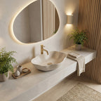 Umyvadlo na desku REA Pearl Warm  2