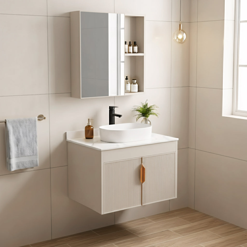 Koupelnová sestava nábytku s deskou Modo 60cm Beige  3