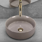Umyvadlo na desku REA SAMI Beige Shiny  6