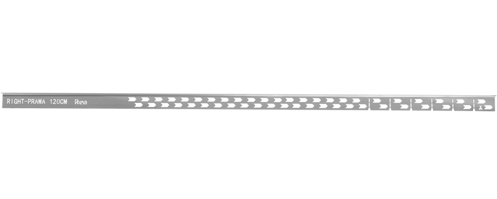 Sprchový odtokový pásek 120 cm broušený nikl vlevo 4