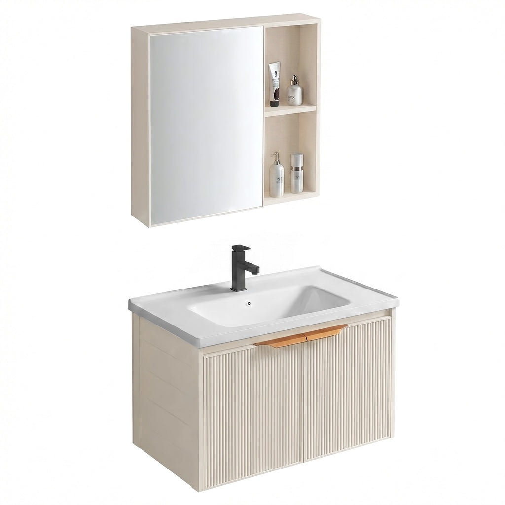 Sada koupelnového nábytku s umyvadlem Mario 60cm Beige  2