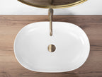 Umyvadlo na desku Rea CLEO 61 WHITE MATT  3