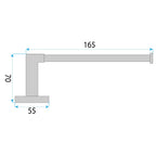 Držák na toaletní papír 5909 Nico Brush Nickel  9