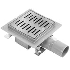 Odtokový žlab REA LINE 150x150 Nickel Brush  1