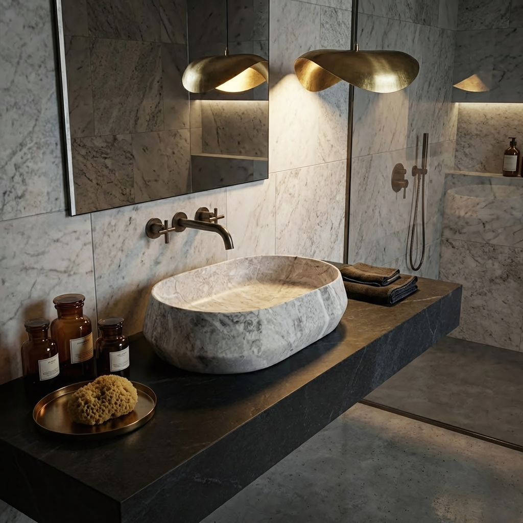 Umyvadlo na desku Zoe Rock  6