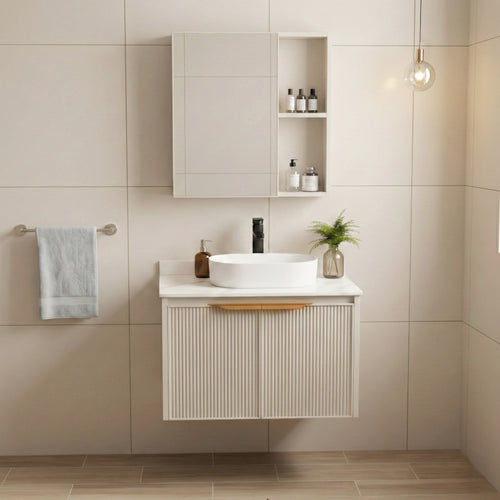 Koupelnová sestava nábytku s deskou Marti 60cm Beige  1