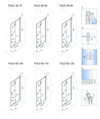 Skládací sprchový kout REA FOLD N2 70x70 7