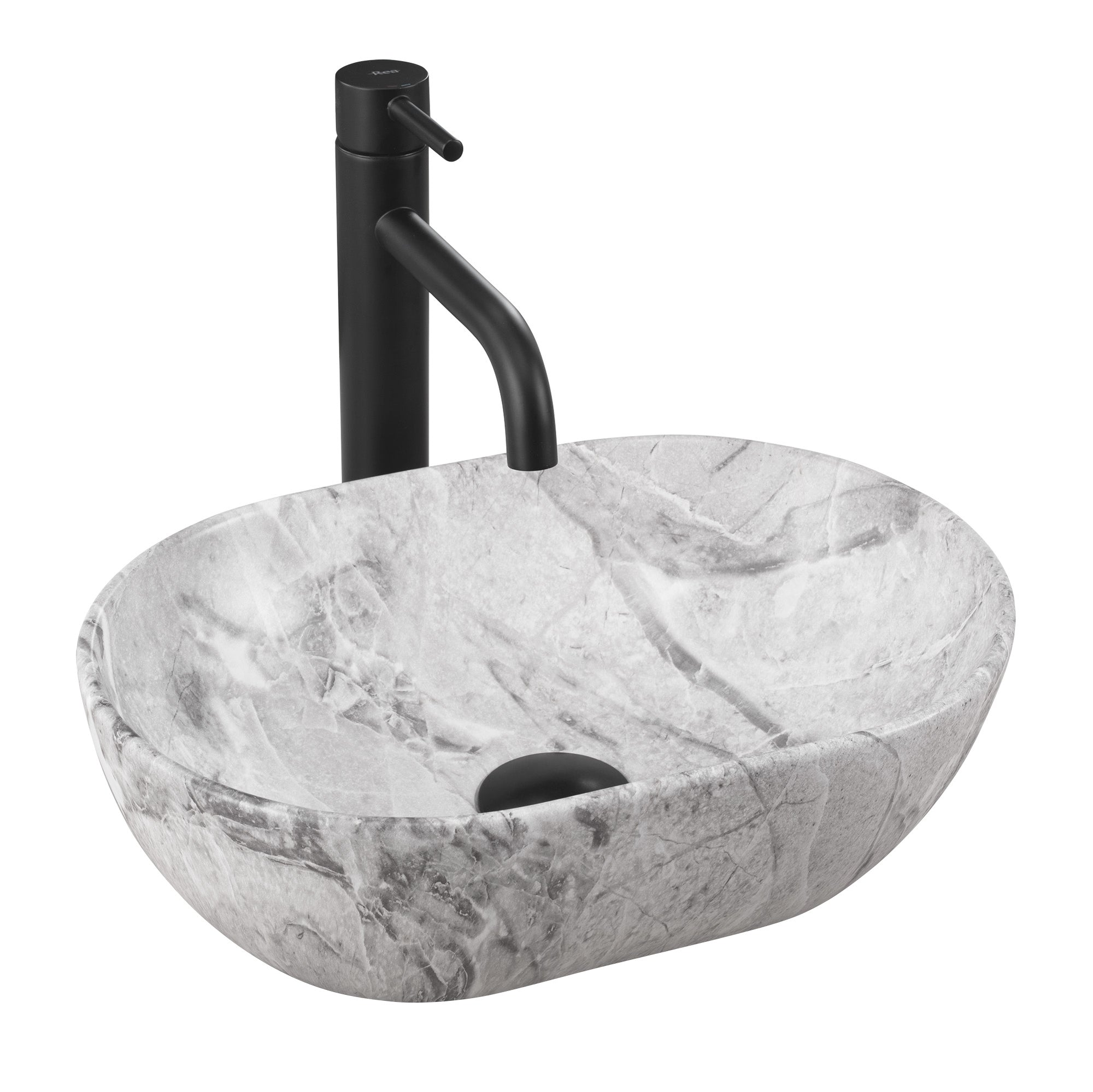 Umyvadlo na desku Rea AMELIA MINI STONE MATT  1