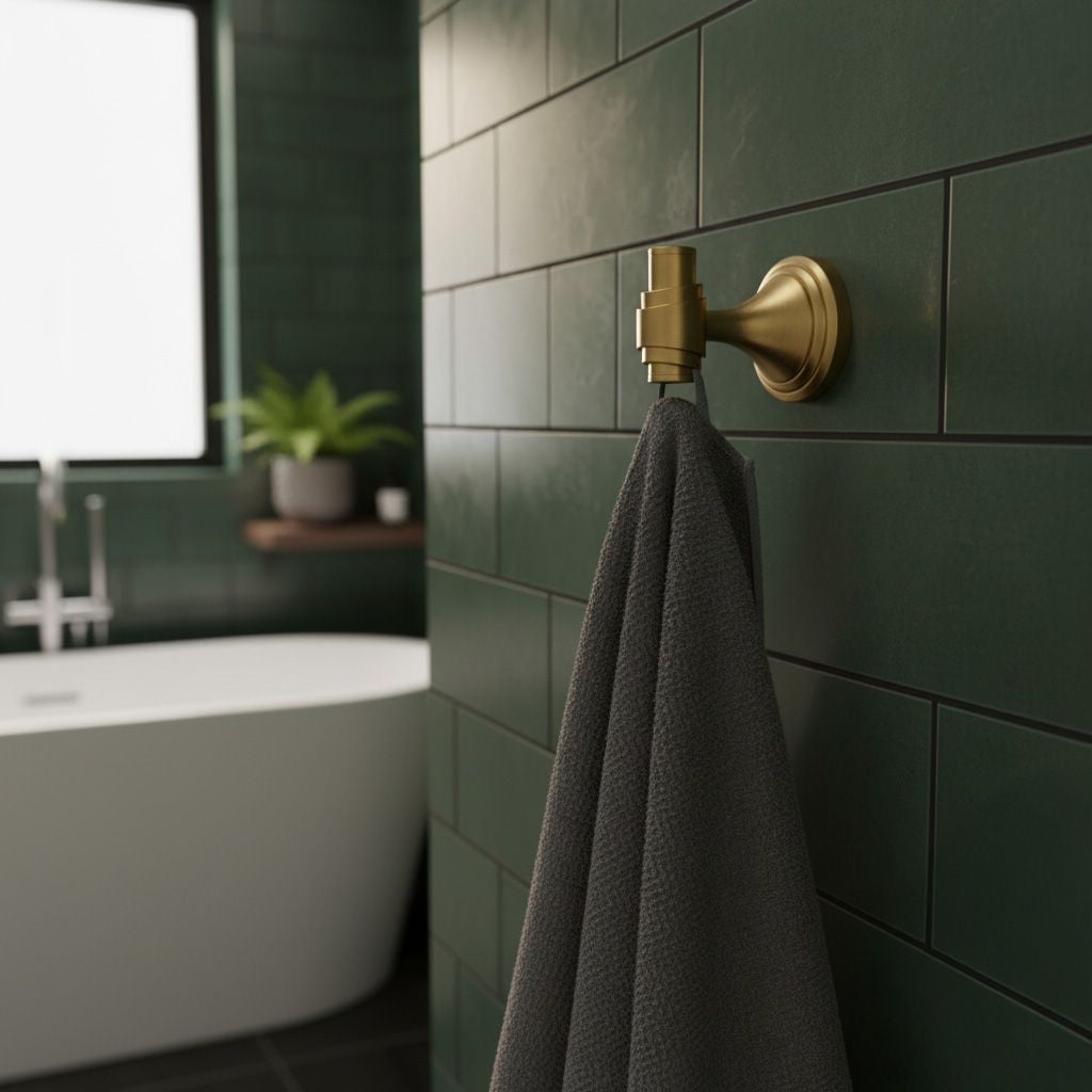 Koupelnový věšák 16101 Aristo Brushed Gold  6