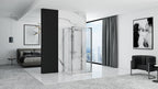 Sprchová kabina REA Rapid Slide Chrome Dveře: 100 x Sprchová zástěna: 80 3