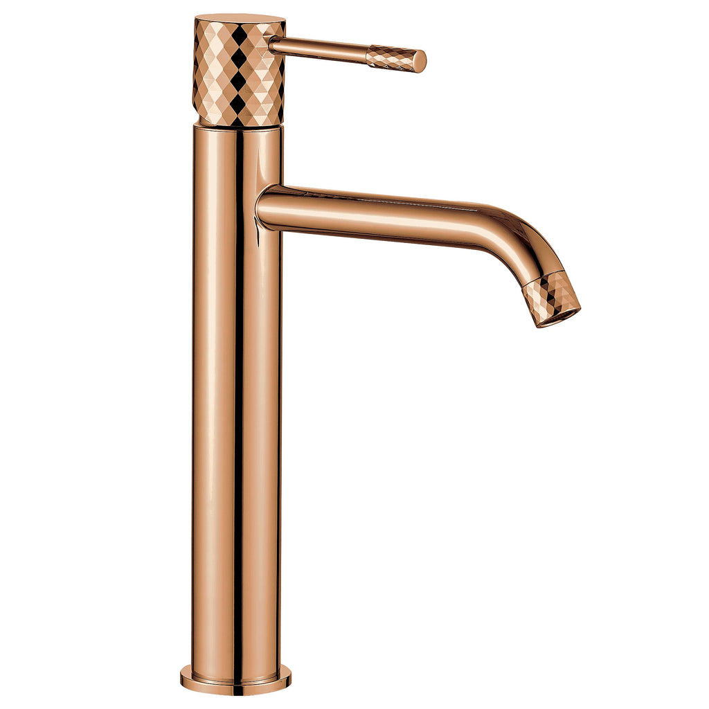 Umyvadlová baterie Rea Lungo Diamond - Copper vysoká  1