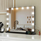 Zrcadlo LED HOLLYWOOD Black  3