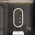 Zrcadlo LED OVL 50x100cm Gold  3