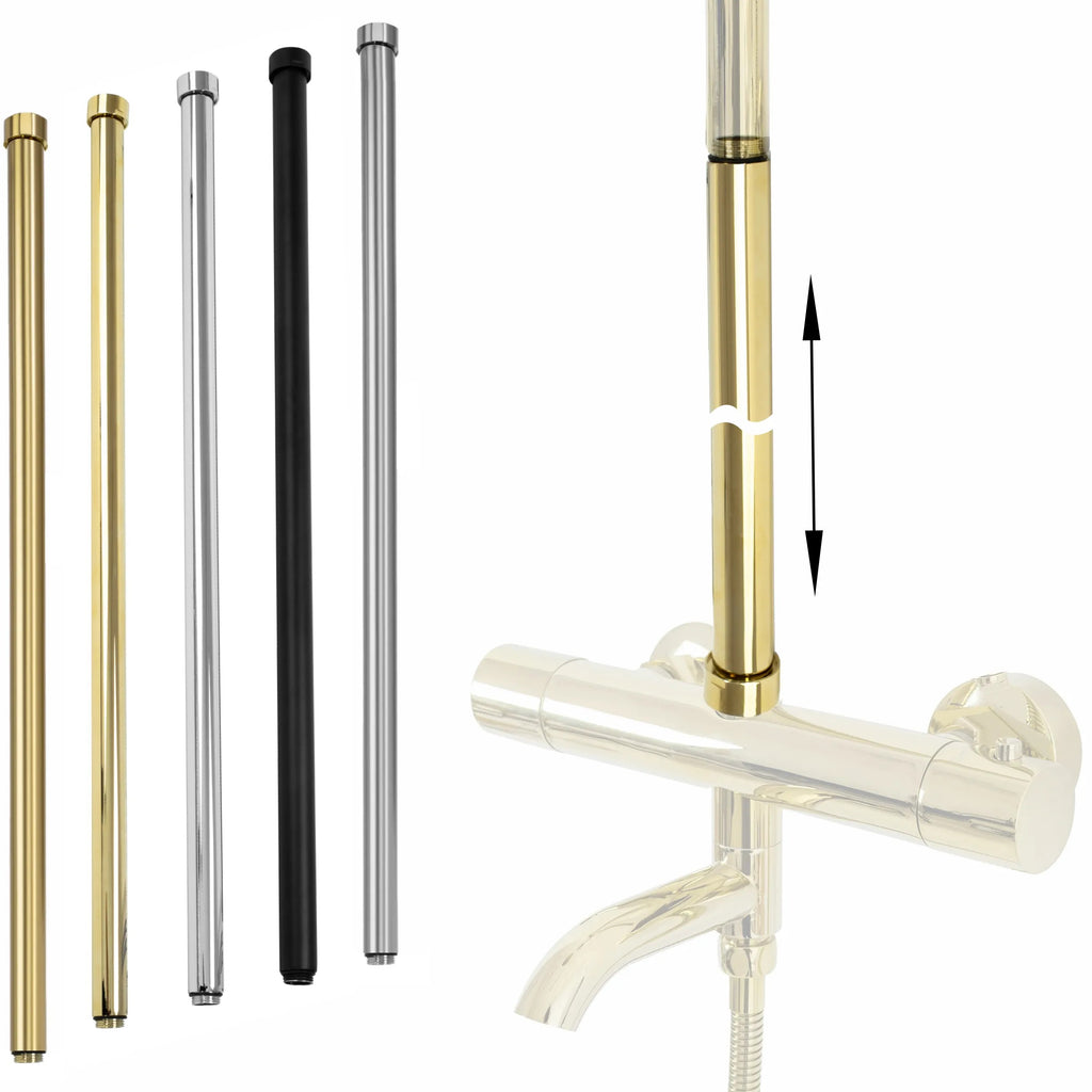 Prodloužení pro vanovou/sprchovou soupravu GOLD BRUSH 60cm  3