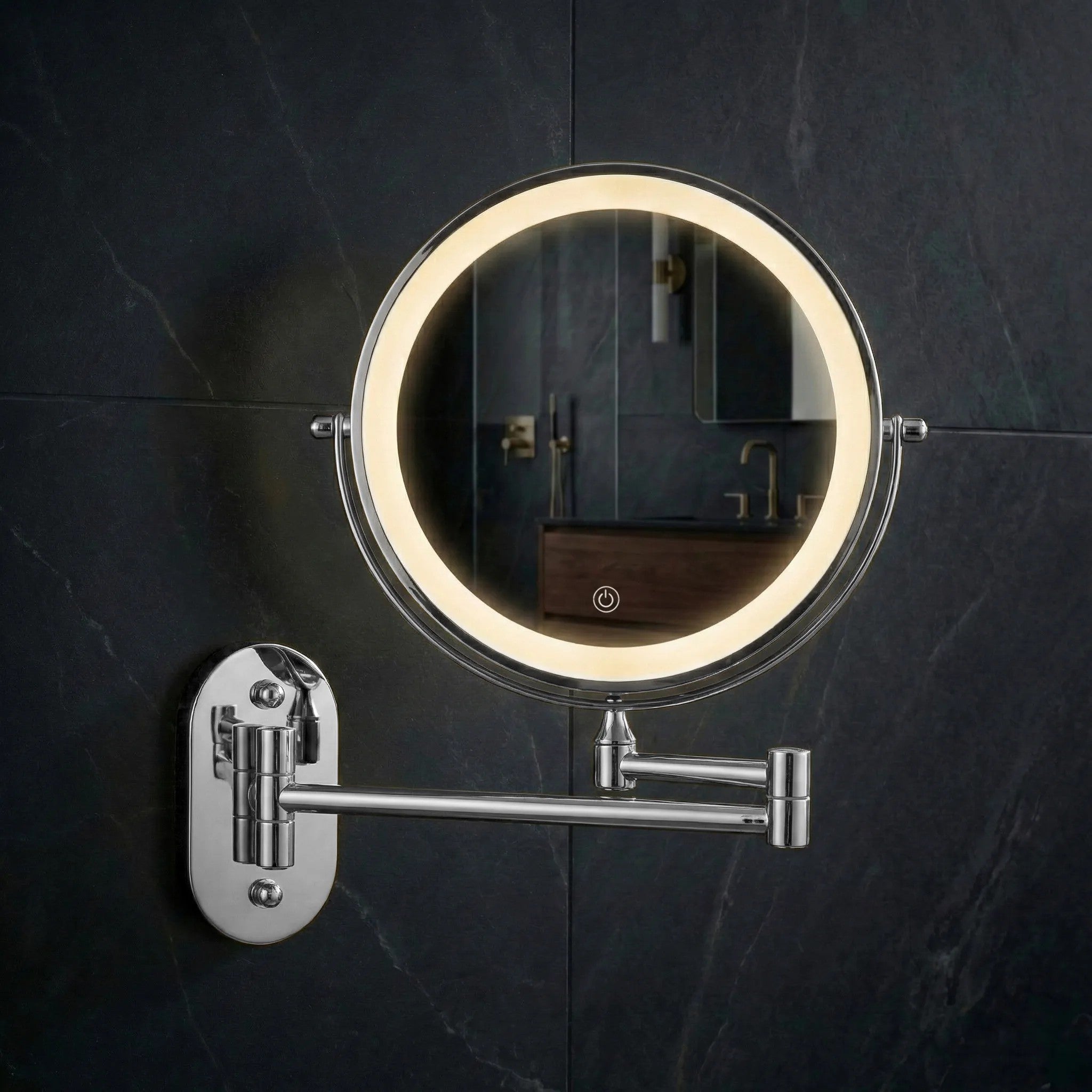 Zrcadlo LED Glow Chrome  3