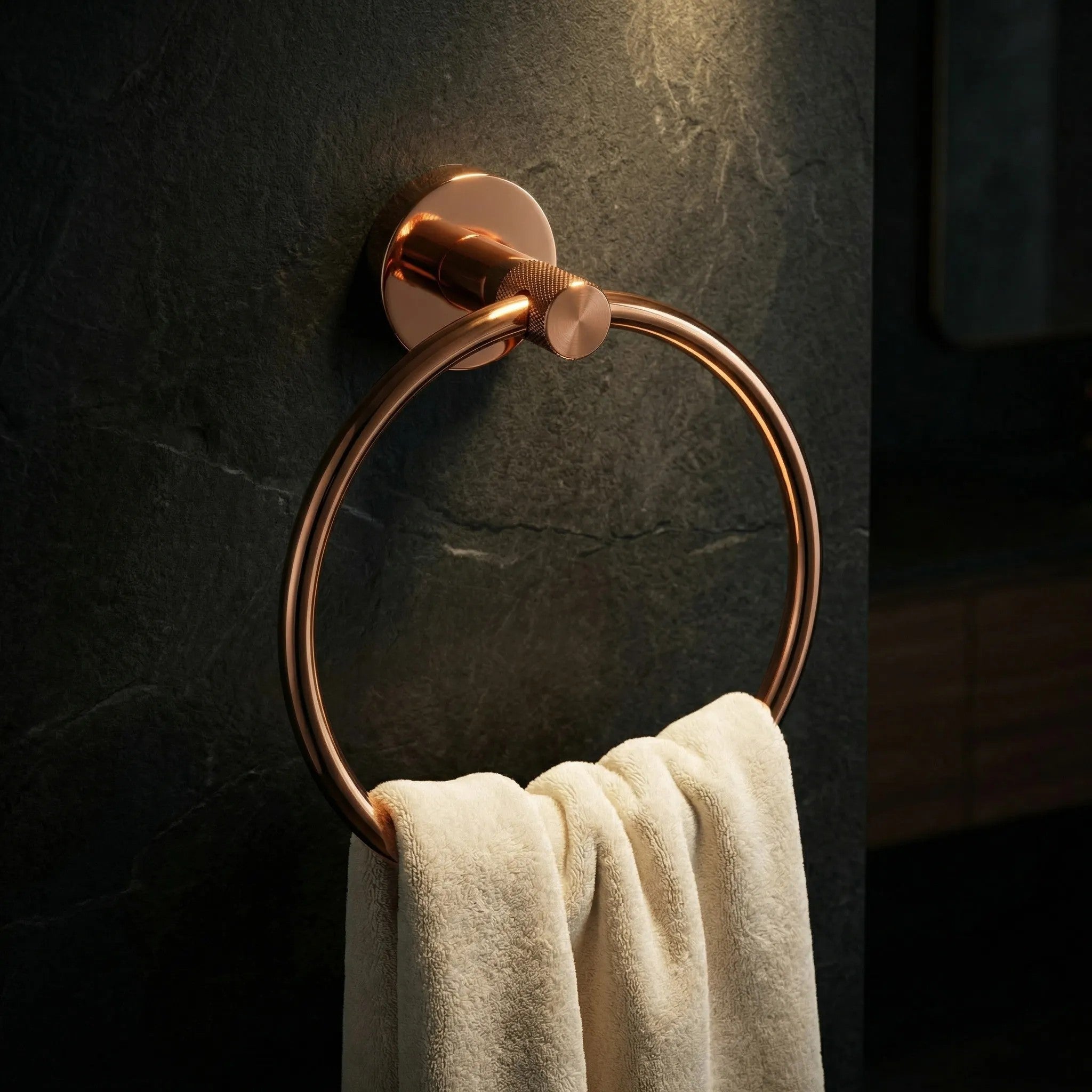 Koupelnový věšák Ring 81307 Rivo Brush Copper  3