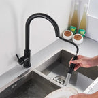 Kuchyňská baterie Rea Fresh black mat  3
