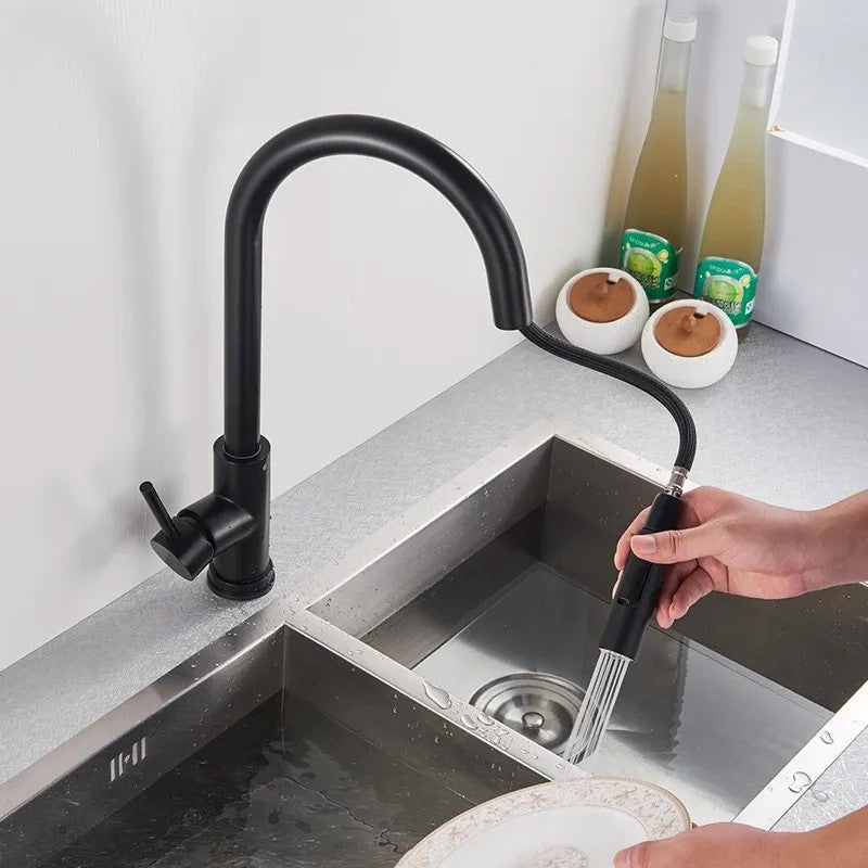Kuchyňská baterie Rea Fresh black mat  3