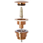 Sifon Rea včetně univerzální zátky Click-Clack Copper  3