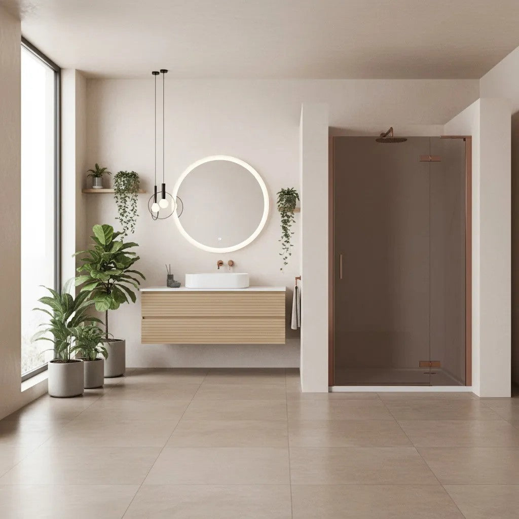 Sprchové Dveře Rea Hugo 100 Copper Brush  3