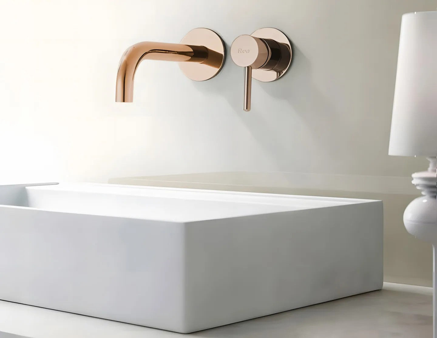 Podomítková umyvadlová baterie REA LUNGO Copper  + BOX  3