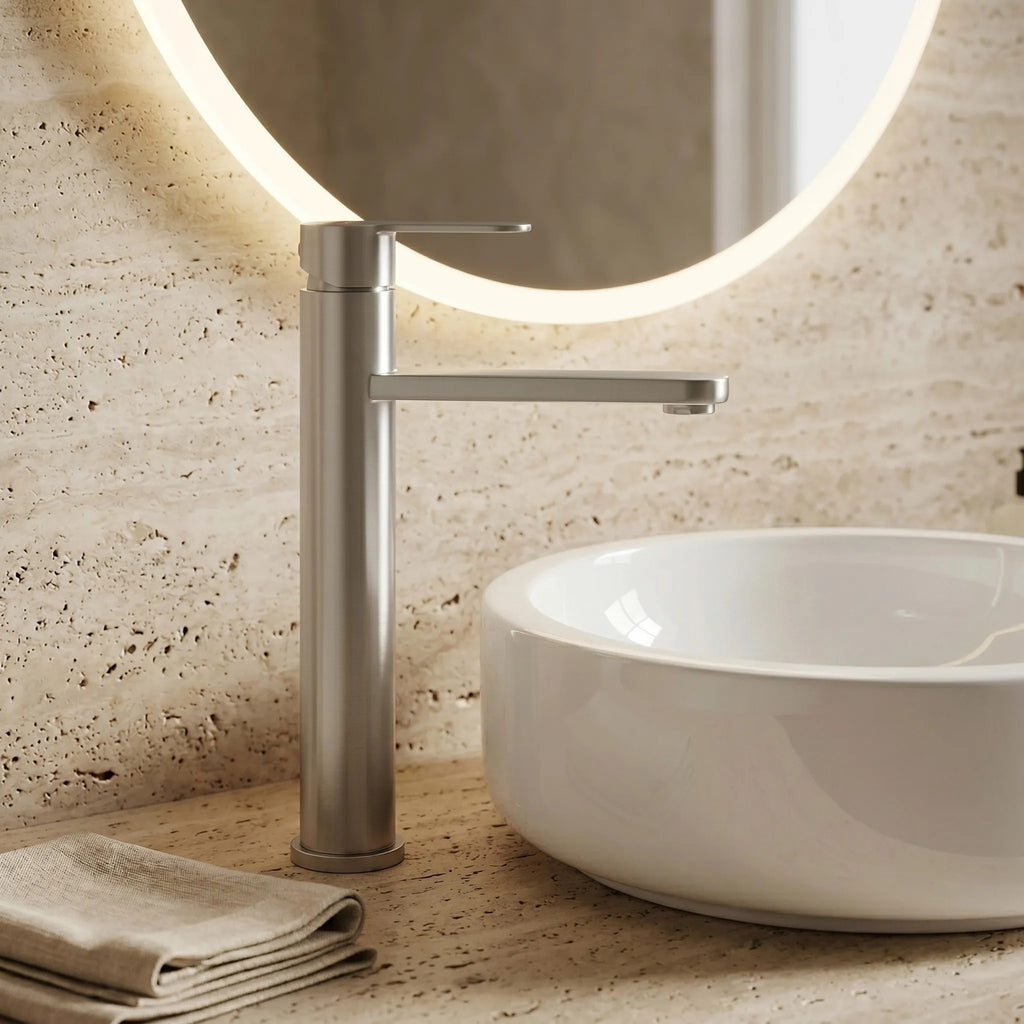 Koupelnová baterie Rea Arcos Brush Nickel  3