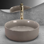 Umyvadlo na desku REA SAMI Beige Shiny  5
