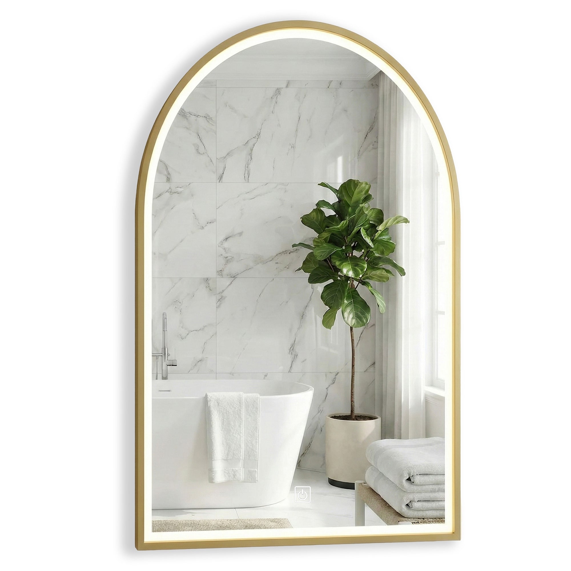 Zrcadlo LED 60x100cm DART GOLD  1