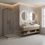 Sprchový kout REA City 90x90 Brush Copper Se sprchovou vaničkou Savoy 4