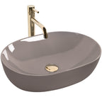 Umyvadlo na desku REA Lisa Beige Shiny  1