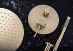 Podomítková sprchová sada Rea Lungo Grip Gold Brush  + BOX  3