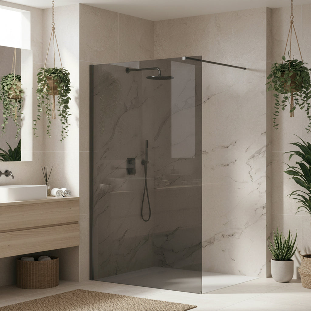Sprchová zástěna Rea Flexi Grey / Titan 100  3
