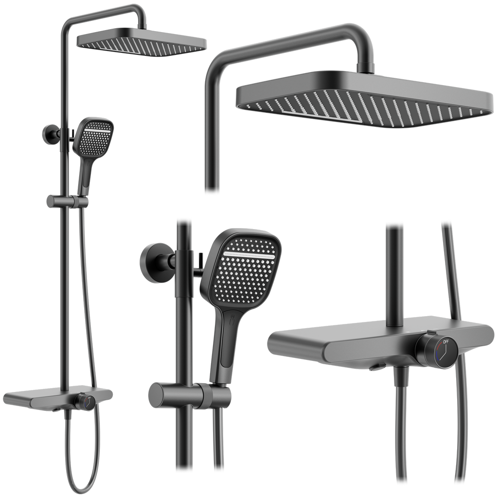Sprchový set REA Bari Titanium  1