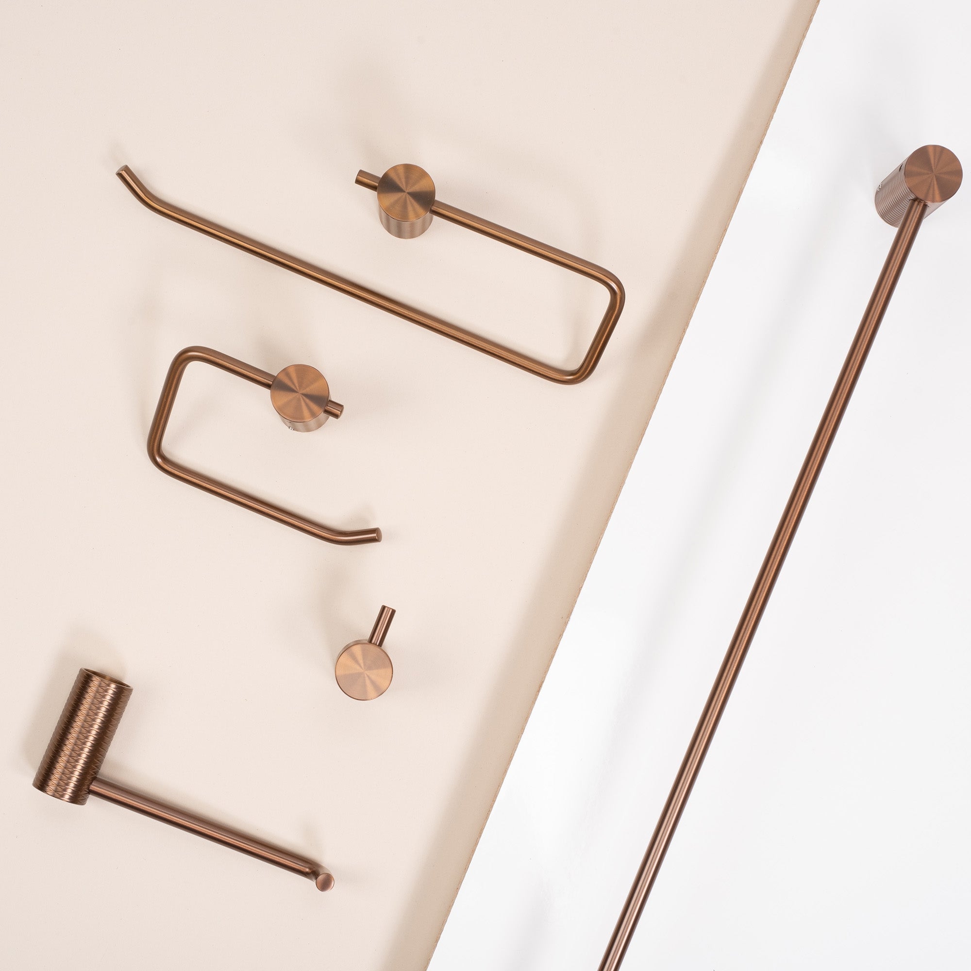 Koupelnový věšák 9703 Prism Brush Copper  6