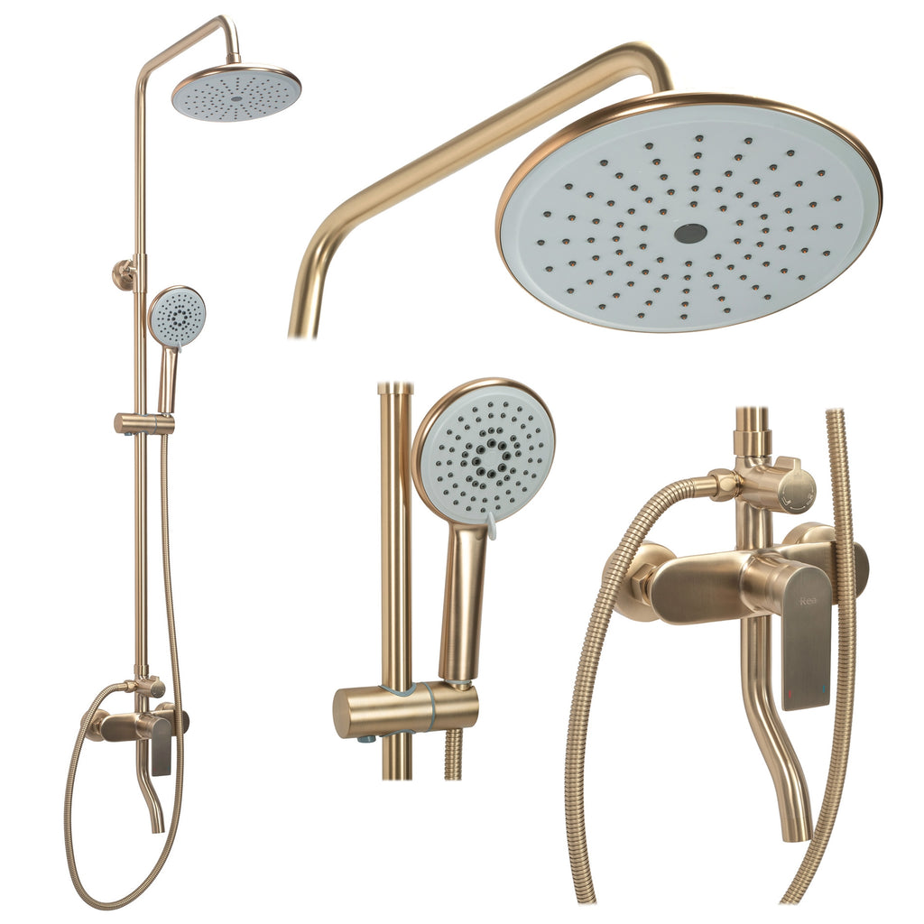 Sprchový set Rea VERSO BRUSHED GOLD  1