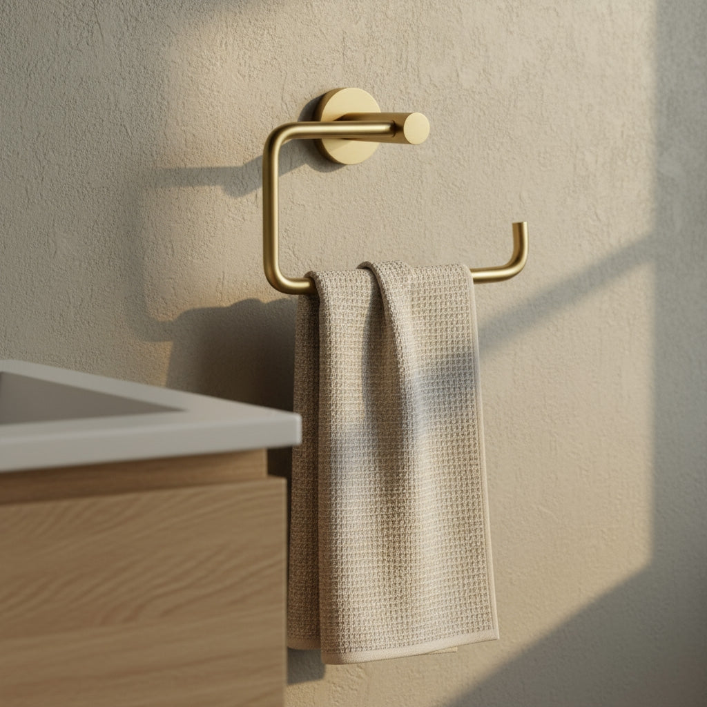 Koupelnový věšák 5610 Leo Brush Gold  2