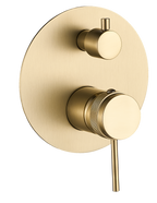 Podomítková sprchová sada Rea Lungo Grip Gold Brush  + BOX  4